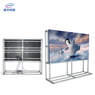 IR Remote LCD Video Wall Display 55 بوصة 240V FHD متعدد اللغات