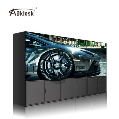 شاشة عرض حائط فيديو LCD بحامل FHD 1920X1080 دقة 110 مم سماكة 55 بوصة