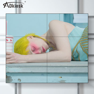 شاشة عرض فيديو LCD داخلية مقاس 55 بوصة مقاس 3.5 مم بدقة 3x3 FHD