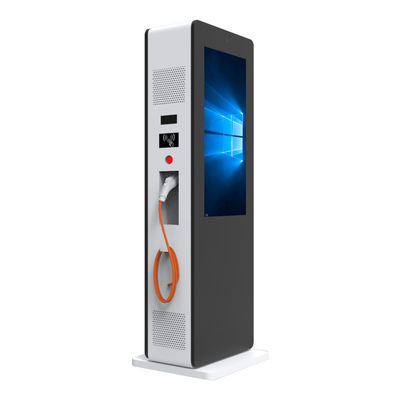 سيارة 240V LCD الإعلان الرقمي لافتات ملصق الطابق الخيالة مع المكونات