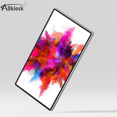 شاشات إعلانات رقمية 240 فولت 75 بوصة 98 بوصة شاشة عرض LCD عالية السطوع على الحائط
