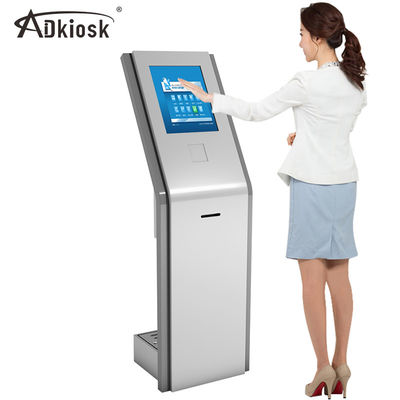 شاشة تعمل باللمس بالسعة 240 فولت ذاتي الخدمة / شاشة LCD كشك إدارة قائمة الانتظار
