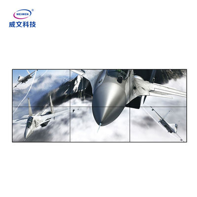 شاشة عرض فيديو LCD قابلة للتثبيت على الحائط 1920x1080 / 4K شاشة الربط 3x3 LCD