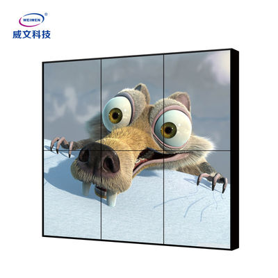 شاشة عرض فيديو LCD قابلة للتثبيت على الحائط 1920x1080 / 4K شاشة الربط 3x3 LCD