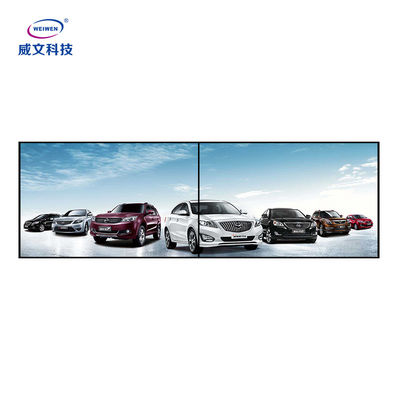 شاشة FHD تعمل باللمس لافتات رقمية AC100V 6ms زمن الاستجابة جسم زجاجي شفاف
