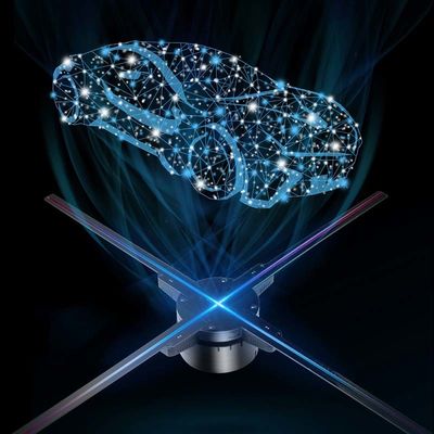 ABS PC Holographic Led Fan Display 1024 × 638 Wireless Wifi Bluetooth