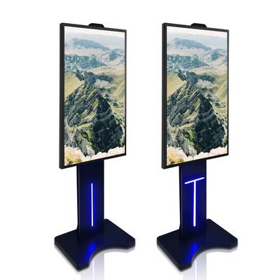 حامل أرضي 2500nits Self Service Kiosk 2K 4K Resolution 43 inch Touch Screen