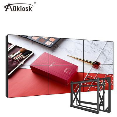 55 بوصة 4x4 LCD الربط شاشة 1.7mm الحافة مع قوس الألومنيوم