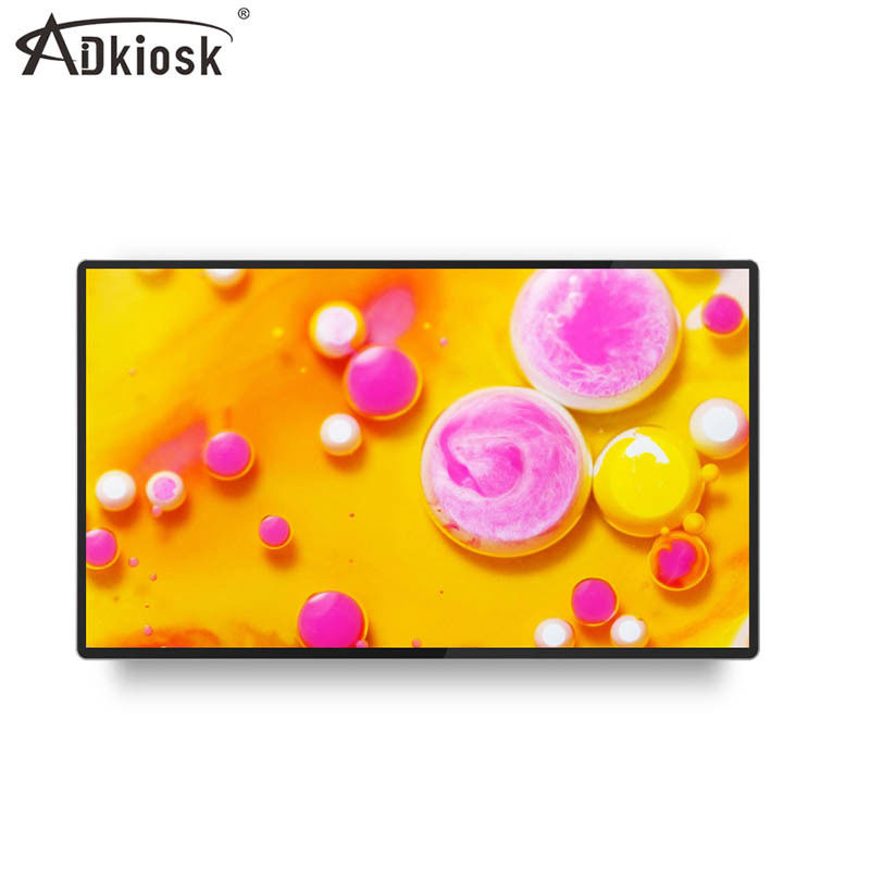 دقة شاشة LCD الداخلية 1920 * 1080 إصدار شبكة أندرويد على الحائط لافتات رقمية