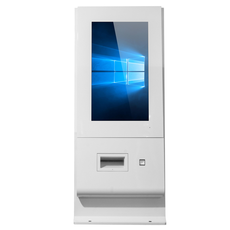 43in Lcd Advertising Digital Signage 16.77M Colors 80W مع الطابعة